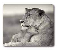 (Alfombrilla de ratón) Lioness & Cub Customized Mouse Pad Rectangle Mouse Pad Gaming Mouse Mat PM0925142