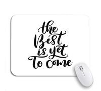 Alfombrilla De Ratón Lo Mejor Está por Venir Motivacional Alfombrilla Ratón Ordenador Duraderos Mouse Pad Pequeña, para Ordenador, Portátil, 25 x 30cm