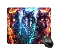 Alfombrilla de Ratón Lobo del Trueno Alfombrilla Gaming Oficina 25x30cm