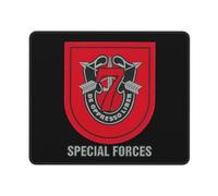 Alfombrilla De Raton Logotipo del 7.º Grupo De Fuerzas Especiales Alfombrillas Cuadradada Portátil Mousepad Antideslizante Alfombrilla Ratón para Computadora Home Office Oficina XL