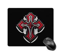 Alfombrilla De Ratón, Logotipo del Caballero Templario Professional Alfombrilla Gaming Multifuncional Gaming Mouse Pad para Laptop Pc Oficina 25X30cm