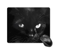 Alfombrilla De Raton Los Gatos Negros Gobiernan Alfombrilla Ratón Portátil Mouse Pad con Base De Goma Alfombrillas para Computadora Oficina Pc S
