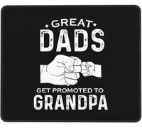 Alfombrilla De Raton Los Grandes Padres Ascienden A Abuelos Alfombrillas Cuadradada Antideslizante Mousepad con Base De Goma Alfombrilla Ratón para Computadora Hogar Pc M