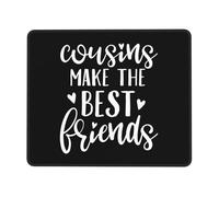 Alfombrilla De Raton Los Primos Son Los Mejores Amigos Mouse Pad Superficie Antipolvere Mousepad Impermeable Alfombrillas Cuadradada para Home Office Pc Oficina XL