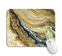 Alfombrilla De Ratón Losa De Mármol con Efecto De Elegancia De Granito Y Piedra con Detalles Naturales Vintage Alfombrilla para Computadora Lavable Alfombrilla Ratón para Oficina, 25 x 30cm