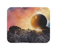 Alfombrilla De Ratón, Luna Galaxia Planeta Artístico Gaming Mouse Pad Multifuncional Alfombrilla Gaming Professional Mousepad para Laptop Jugadore 25X30Cm