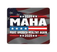 Alfombrilla De Ratón Maha: Hagamos Que Estados Unidos Vuelva A Ser Saludable En 2025 Alfombrilla para Computadora Duraderos Antideslizante Mouse Pad, para Oficina, Ordenador, 25x30cm