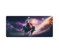 Alfombrilla de ratón Majestic Beast 40x90cm antideslizante base de goma suave y duradera para oficina hogar y ordenador