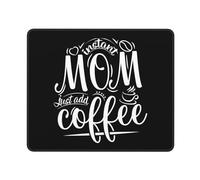 Alfombrilla De Ratón Mamá Instantánea, Solo Agrega Café Alfombrilla De Ratón para Juegos Gaming Tapete Lavable Alfombrilla para Hogar Ordenadores Computadora 25X30Cm