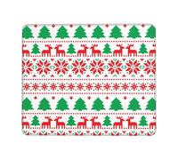 Alfombrilla De Ratón Merry Christmas Mouse Pad Antideslizamiento Mousepad Protector Tapete Escritorio para Oficina Pc Trabajo 25X30CM