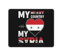 Alfombrilla De Ratón Mi Corazón, Mi País, Mi Siria Gaming Tapete Especial Para Gamers Alfombrilla Escritorio Suave Protector Escritorio Para Pc Oficina Trabajo 25X30Cm