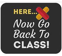 Alfombrilla De Ratón Multi Colored Funny School Nurse Medical Go Back To Class Nursing Appreciation Day Mouse Pad Protector Tapete Escritorio Duraderos Mousepad para Oficina Pc Ordenador 25X30CM
