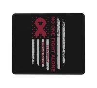Alfombrilla De Ratón Multiple Myeloma Awareness America Flag Alfombra Raton Duraderos Mousepad Antideslizamiento Tapete Escritorio para Oficina Pc Ordenador 25X30CM