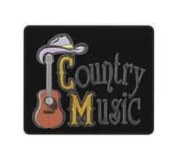 Alfombrilla De Raton Música Country Mousepad Portátil Alfombrillas Antideslizante Mouse Pad para Pc Oficina Home Office L