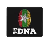 Alfombrilla De Ratón Myanmar Está En Mi ADN Alfombrilla De Ratón para Juegos Suave Protector Escritorio Impermeable Mouse Pad para Computadora Escritorio Ordenadores 25X30Cm