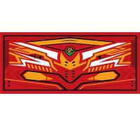 Alfombrilla de ratón Neon Genesis Evangelion, 35.4 x 15.7 pulgadas, alfombrilla de mouse extra grande. El diseño está inspirado en EVA Unit-02.