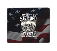 Alfombrilla De Ratón No Soy El Padrastro, Soy El Padre Que DIO Un Paso Al Frente Alfombrilla De Ratón Rectangular Personalizada Cómoda Antideslizante Mouse Pad, para Hogar, Ordenador, 25x30cm