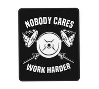 Alfombrilla De Ratón Nobody Cares Work Harder Mechanic Tapete Escritorio Duraderos Alfombra Raton Multifuncional Mouse Pad para Oficina Pc Ordenador 25X30CM