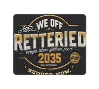Alfombrilla De Raton Oficialmente Jubilado Ya No Es Mi Problema Jardín Alfombrillas Cuadradada Superficie Antipolvere Mouse Pad con Base De Goma Alfombrilla Ratón para Oficina Home Office Pc L