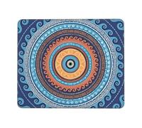 Alfombrilla De Ratón Ojo Malvado Griego Azul De Matiasma Alfombrilla Ratón Ordenador Lavable Duraderos Mouse Pad, para Hogar, Portátil, Ordenador, 25x30cm