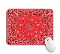 Alfombrilla De Ratón Pañuelo Rojo En Colores Que Puedes Cambiar Fácilmente Alfombrilla Ratón Ordenador Duraderos Mouse Pad Pequeña, para Hogar, Portátil, 25 x 30cm