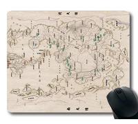 Alfombrilla de ratón, Papel Tapiz del Mapa, mapear mi Carrera, Alfombrilla de ratón con Bordes cosidos
