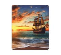 Alfombrilla de ratón para computadora con base de goma antideslizante, alfombrilla de ratón lavable para juegos, portátil, oficina, hogar, 25 x 30 cm