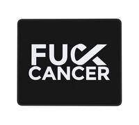 Alfombrilla De Ratón para Juegos, A La Mierda El Cáncer Alfombrilla De Ratón Ergonómico Mouse Mat Portátil Mousepad para Pc Ratón 25X30Cm