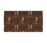 Alfombrilla de ratón para juegos compatible con Steampunk Top Hat As A Science Fiction, alfombrilla de ratón grande y extendida para teclado de ordenador, alfombrilla de ratón de escritorio completa c
