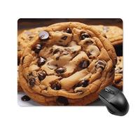 Alfombrilla de ratón para juegos, diseño de galleta de chocolate, alfombrilla de ratón para juegos, bonita alfombrilla de mouse para escritorio para mujer, alfombrilla de mouse grande para escritorio