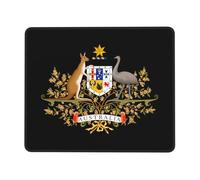 Alfombrilla De Ratón para Juegos Escudo De Armas De Australia Moderno Alfombrilla Escritorio Antideslizante Protector De Escritorio para Portátil Gaming Mujer 10X12In