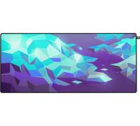 CHERRY XTRFY GP5, Alfombrilla Ratón XL para Juegos (920 x 400 x 3 mm), Speed-Pad suave para Precisión, Bordes Cosidos, Antideslizante, Lavable, Litus Blue