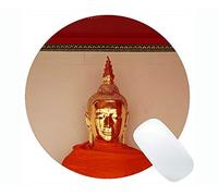 Alfombrilla de ratón para Juegos Life Quotes Custom, Bangkok One Day, no ha podido Volver a Venir Alfombrilla de ratón Redonda con Borde Cosido