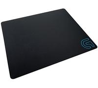 Alfombrilla de ratón para juegos Logitech G240, tela, 340 x 280 mm, perfil plano, superficie baja fricción, superficie uniforme, textura, almohadilla de goma enrollable, color negro