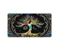 Alfombrilla de ratón para juegos Majestic Tree of Life, 30 x 16 pulgadas, alfombrilla de escritorio grande, almohadillas de teclado con base antideslizante, accesorios de escritorio para el hogar y