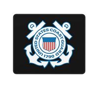 Alfombrilla De Ratón para Juegos Marca De La Guardia Costera De Los Estados Unidos Resistente Alfombrilla Ratón Portátil Tapete Escritorio para Mujer Accesorio Pc 10X12In