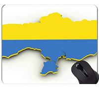 Alfombrilla de ratón para juegos, Ucrania sin Crimea Temas Alfombrilla de goma antideslizante