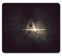 Alfombrilla de ratón para videojuegos, alfombrilla grande de ratón de 30 x 30 x 0,5 cm, personalizable de metal pesado con diseño de Star Trek de goma ecológica natural, alfombrilla de ratón rectangular para escritorio, accesorios de papelería, almohadillas de ratón para regalo