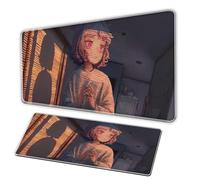 Alfombrilla de ratón para videojuegos, XXL ratón, no slip keyboard stitching edge, oficina y juegos enthusiast laptop protection office pad, sunset scenery mousepad (A, 80-40-3C)
