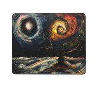 Alfombrilla de Ratón Pequeña 18 x 22 cm - Cielo estrellado árbol Mousepad, Alfombrilla Ratón de Neopreno - Gaming Accesorios con Bordes Cosidos, Base de Goma Antideslizante, Oficina Accesorios r-952