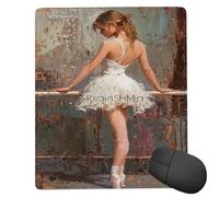 Alfombrilla de Ratón Pequeña 30 x 25 cm - Chicas de ballet Mousepad, Alfombrilla Ratón impermeable - Gaming Accesorios con Bordes Cosidos, Base de Goma Antideslizante, Oficina Accesorios C-11