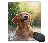 Alfombrilla de Ratón Pequeña 36 x 30 cm - Perros Animales Mousepad, Alfombrilla Ratón Impermeable - Gaming Accesorios con Bordes Cosidos, Base de Goma Antideslizante, Oficina Accesorios C-144