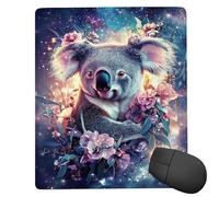 Alfombrilla de Ratón Pequeña para Juegos de Velocidad, Mouse Pad Koala Star 250 x 200 mm Alfombrillas Ratón Tamaño Pequeña, Mejora la Precisión y la Velocidad, Alfombrilla Escritorio Mujer es-565