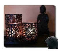 Alfombrilla de ratón Personalizada, déjame soltar Todo y Trabajar en tu Problema, Alfombrilla de ratón Antideslizante de Buda