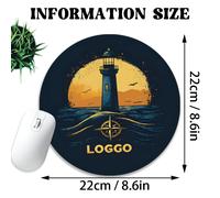 Alfombrilla de ratón personalizada para gaming y uso de oficina, con una base de goma gruesa que la personalización imágenes