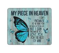 Alfombrilla De Ratón Pintura: No Puedo Prometer Estar Aquí por El Resto De Tu Vida 25X30Cm Bordes Cosidos Alfombrilla para Ratón Base De Goma Mouse Pad para Escritorio Pc