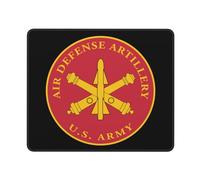 Alfombrilla De Ratón Placa De Artillería De Defensa del Ejército De Los Estados Unidos Portátil Alfombrilla Ratón Antideslizante Protector De Escritorio para Gamer Ordenador Trabajo 10X12In
