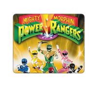 Alfombrilla de ratón Power Rangers con borde cosido, base de goma antideslizante, tela de lycra lavable, 10x12 pulgadas.