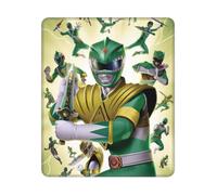 Alfombrilla de ratón Power Rangers de 10x12 pulgadas, borde cosido, base de goma antideslizante, tela de licra lavable, compatible con ordenadores y