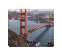 Alfombrilla De Raton Puente Golden Gate De San Francisco Alfombrillas Cuadradada con Base De Goma Mousepad Gaming Alfombrilla Ratón para Hogar Home Office Oficina S